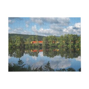 Puzzle - Trains in Vermont, Jigsaw Puzzle