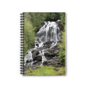 Spiral Notebook - Waterfall in New Hampshire Ruled Line