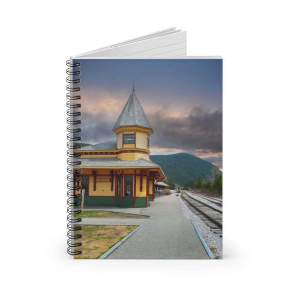 Spiral Notebook - Railroad Station Ruled Line - Image 2