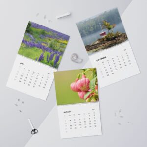 Nature-Inspired Wall Calendar 2025 - Monthly Bird and Landscape Prints