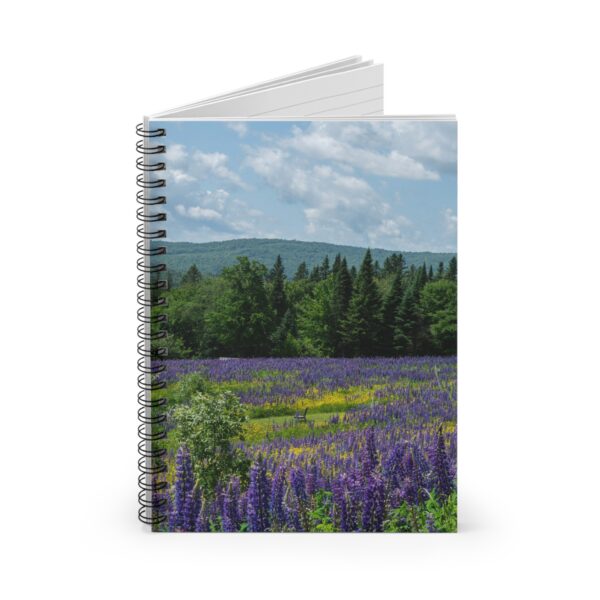 Spiral Notebook - Field of Lupine - Image 2
