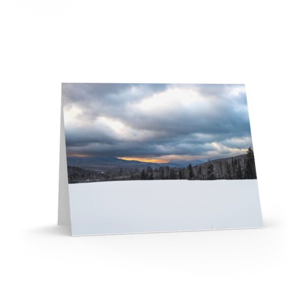 Dixville NH Sunrise Greeting Cards — Pack of 8/16/24